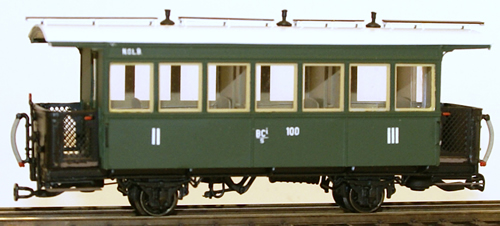 Ferro Train 719-100 - Austrian NÖLB BCi/s 100, 2axle coach brass model